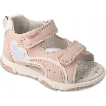 Dívčí obuv Befado dětské sandály eko kůže růžové, velikost 25