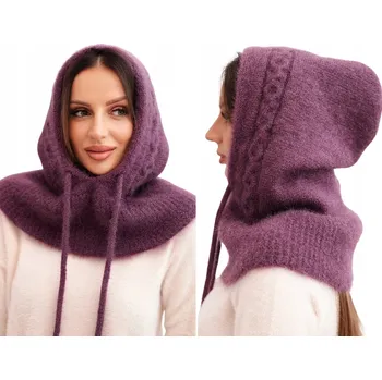Dámské spodní prádlo Zimní čepice Kesi fialová, univerzální velikost