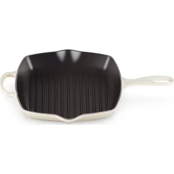 Pánev Grilovací pánev SIGNATURE 26 cm, MERINGUE, litina, Le Creuset