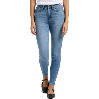 Dámské džíny Džíny Lee Scarlett High Zip 112363794 Brighter Future W 28 / L 29