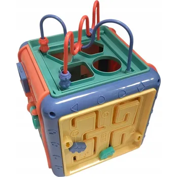 Hračka pro nejmenší Interaktivní Hračka, senzorická kostka, edukativní, 18M+