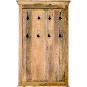 Věšák Věšák Guru s 8 háčky 90x140x2,5 z masivu mango