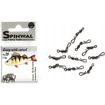 Karabina Spinwal s obratlíkem Č. 20 2 kg 10 Ks .