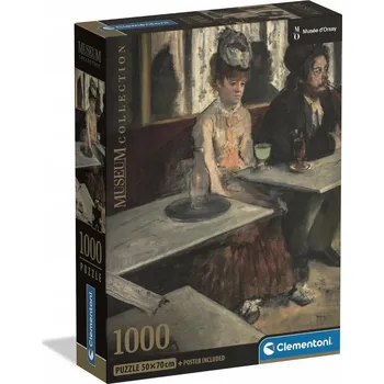 PUZZLE 1000 dílků MUZEUM V KAVÁRNĚ CLEMENTONI 39974