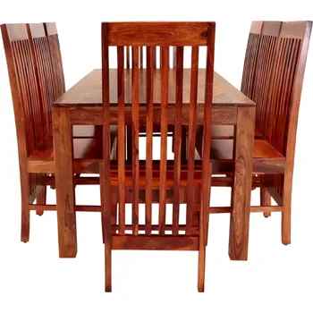 Jídelní set Dřevěný jídelní set pro 8 osob z masivu palisandr