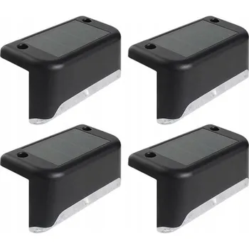 Venkovní osvětlení 4 ks Solárních LED Světel do Zahrady na Schody ViO TSG-619 Teplé Světlo