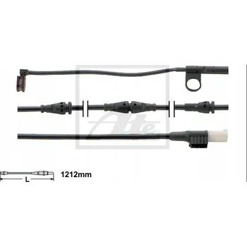 Brzdová destička ATE 24.8190-0948.2 Kontakt opotřebení brzdových destiček, indikátor opotřebení