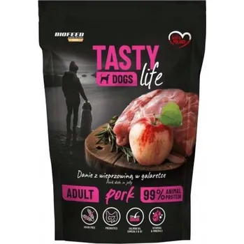 Krmivo pro psa Vlhké krmivo pro psy Tasty Dogs Life VEPŘOVÉ 90 % - kapsička 500 g