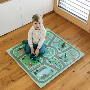 Hrací deka FREEON Free2Play Pěnová hrací podložka Puzzle 9 ks Road