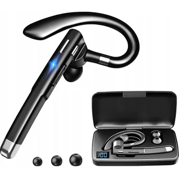 Sluchátka BEZDRÁTOVÁ SLUCHÁTKA S MIKROFONEM PRO HOVORY, BLUETOOTH SLUCHÁTKO PRO 2 TELEFONY