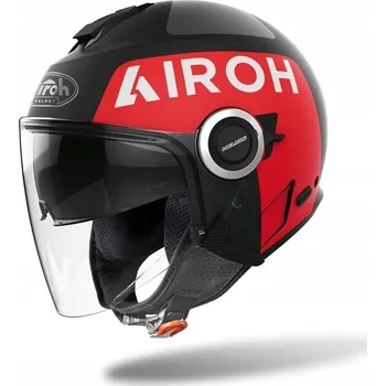 Helma na motorku PŘILBA AIROH HELIOS UP ČERNÁ MATNÁ S