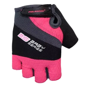 Cyklistické rukavice Rukavice POLEDNIK BS - růžová, velikost 4