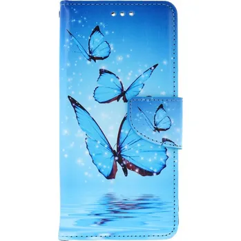 Pouzdro na mobilní telefon Pouzdro Xiaomi Redmi 15C knížkové Modří motýlci (kryt neboli obal na Xiaomi Redmi 15C)