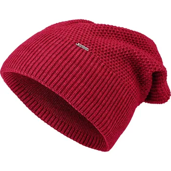 Čepice Dámská zimní čepice Wrobi C109, červené barvy 7100406-2