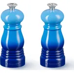 Sada mlýnků na sůl a pepř 11 cm, sada 2 ks, AZURE, plast, Le Creuset