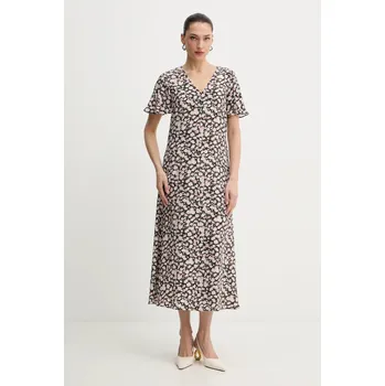 Dámské šaty Hedvábné šaty Weekend Max Mara PAGINE černá barva, maxi, 2615221081600 99X, vel. 40