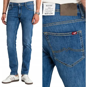 Pánské džíny MUSTANG Oregon Tapered Pánské Džíny Střih Slim Fit W31 L30