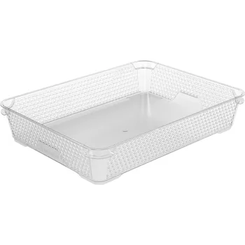 chlebník košík A4 MINI transpar., 36x26,5x7cm, plast Rychlá expedice, doprava zdarma od 999,-