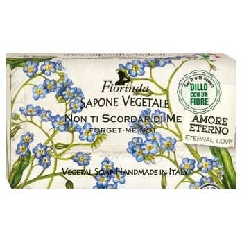 Mýdlo FLORINDA-ŘEKNI TO KVĚTINOU: Rostlinné mýdlo „Nezapomeň na mě“ 100g TML K2110