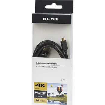 Video kabel BLOW HDMI - Micro HDMI 4K 1,5m 92-673#