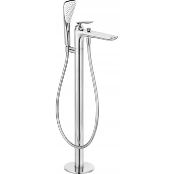 Vodovodní baterie Volně stojící vanová baterie páková Kludi Balance stříbrná