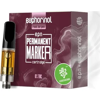 CBD CzechCBD EPN cartridge | Permanent Marker Obsah: 0,5ml