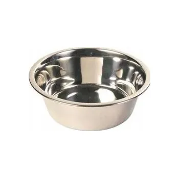 Miska pro psa Jedna kovová miska Lupipets stříbrná, 1,8 l