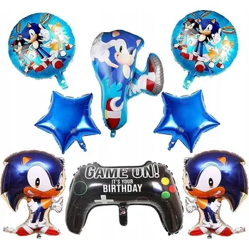 Balónek Sonic Fóliové balónky 8ks