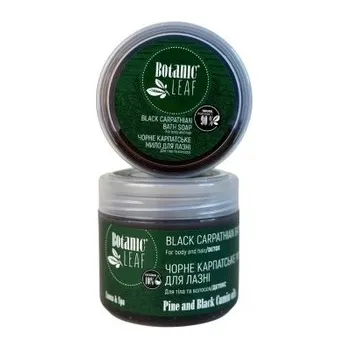 Nestandardní parfém BOTANIC LEAF: Černé mýdlo do koupele z Karpat 300ml K3080