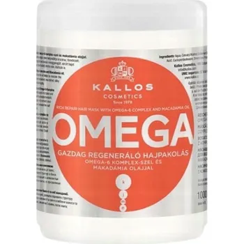 Vlasová regenerace Kallos Omega regenerační maska na suché vlasy s makadamovým olejem 1000 ml