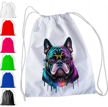 Obraz BÍLÝ SÁČEK DO ŠKOLKY, ŠKOLY, NA TV - PES PEJSEK DÁREK