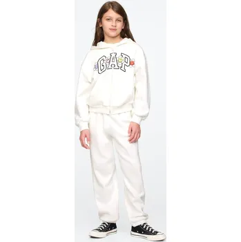 Dětské tepláky GAP s logem GAP bílá 3492586