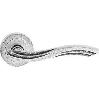 Dveřní kování CHIARA rozetové kování antický nikl ZCONA Satén