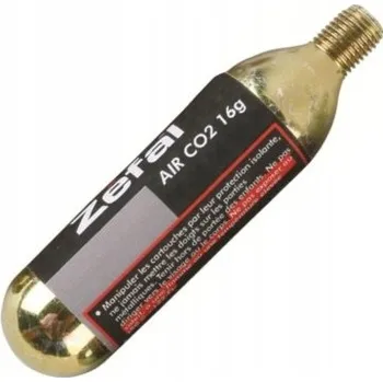 pumpička CO2 bombičky Zefal 16 g se závitem, černé