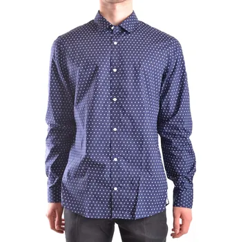 Pánská košile Pánská košile Michael Kors s tečkami Michael Kors modrá | bílá 3490665