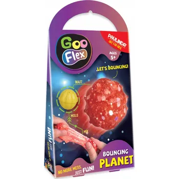 kreativní sada Kreativní sada Goo Flex Strigo - Vyrob si svůj kaučukový míček, červený