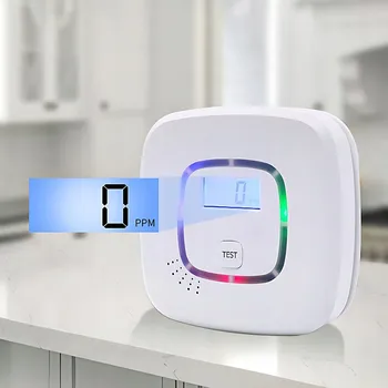 Bezpečnostní detektor DETEKTOR OXIDU UHELNATÉHO LCD BEZDRÁTOVÝ HLÁSIČ / ČIDLO