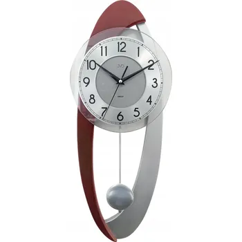 Hodiny TICHÉ DŘEVĚNÉ ELEGANTNÍ HODINY S VÁHADLEM JVD NS11004.23 22x59 cm