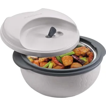 Obraz Obědový box Lunchbox Nerezová Ocel 935 ml do mikrovlnky s víkem Šedý