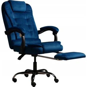 Otočná kancelářská židle Ecarla modrá