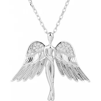 Souprava šperků Stříbrný přívěs se zirkony 43/446/61-0500 Délka řetízku: 42+3cm