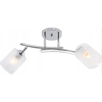 Stropní svítidlo s chromovaným povrchem, cylindrická stínidla MAGGIE pro halu E27