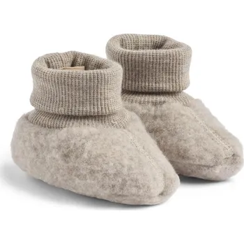 Capáčky Capáčky z merino vlny Wheat - khaki melange Velikost: S / 6-12m