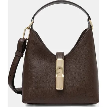 Kabelka Kožená kabelka Furla hnědá barva, WE00876 ARE000 4284S WE00876.ARE000.4284S 89X, vel. ONE SIZE