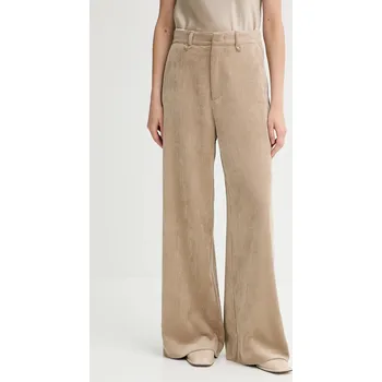 Dámské kalhoty Manšestrové kalhoty MUNTHE LELOUIS 253143025310 béžová 01A, vel. 42