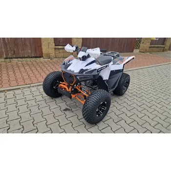 Dětské vozidlo Dětská čtyřtaktní čtyřkoka FUN 125cc 3G8 3 rych. poloautomat 8 kola oranžová