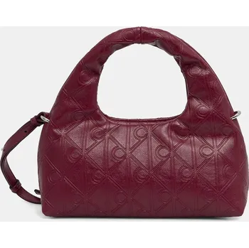 Kabelka Kabelka Calvin Klein LV04F3200G burgundské 93X, vel. ONE SIZE