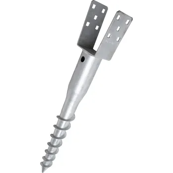 Zemní vrut Vrut zemní MTR U, 61x585x2,0mm, žár. Zn