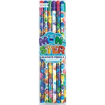 Grafitová tužka Tužka s gumou Ooly HB 12 ks