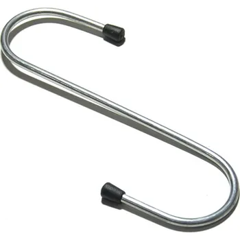 Tesařské kování S hák s oplastovanými konci, 5x120mm, Zn